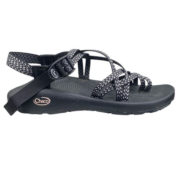 Chaco Women's ZX/2 Classic Black White Trail Hiking Sandals Size US 10 - Picture 1 of 9